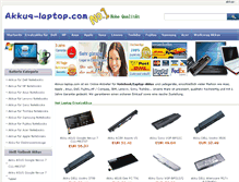 Tablet Screenshot of akkus-laptop.com